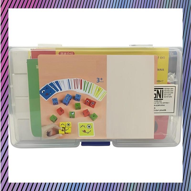 Mainan Dadu Ekspresi Interaktif Multipemain Tebak Ekspresi Wajah Dadu Tebak Bersama Teman - RO30-031