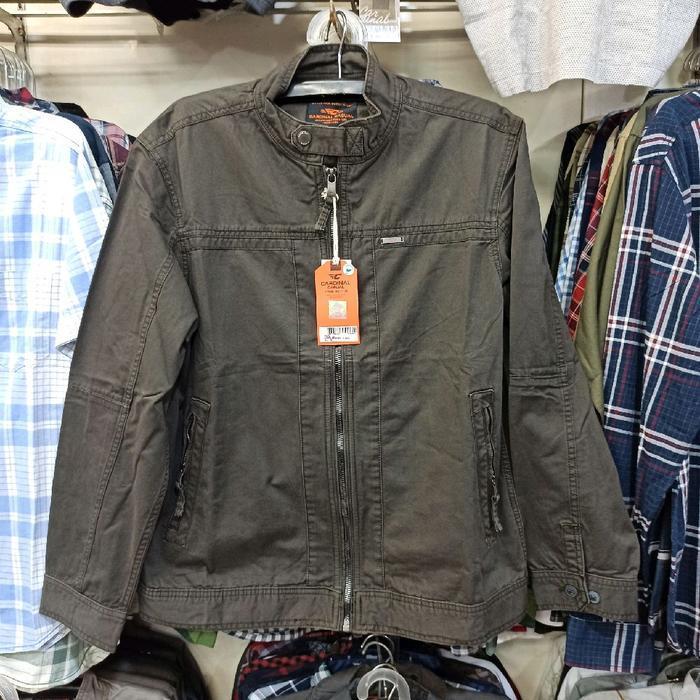 Promo Jaket Casual Cardinal Katun Garansi Original Eajar391 Kantong Pria Nyaman Santai Termurah Best