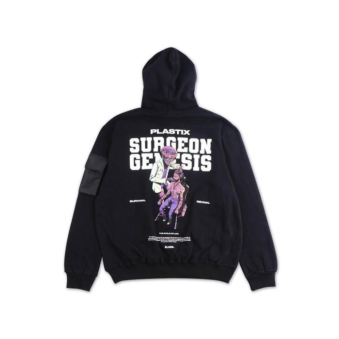 Billionaires Project Outerwear - Hoodie Oversize Plastix Surgeon Black New Best Quality 100% Origina