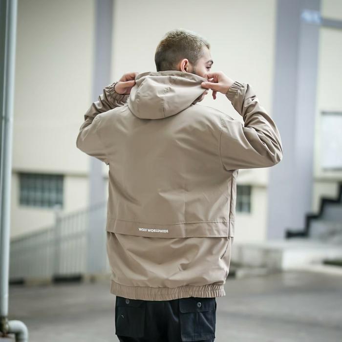 Jaket Outdoor Wolv Diablo - Jaket Parasut Pria Terlaris Best Quality 100% Original