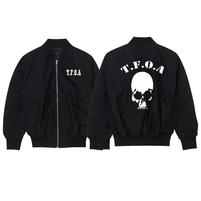 Jaket Bomber Tfoa / Jaket The Front Of Armament - Bahan Taslan Tebal Dan Tahan Air Terbaru Best Qual