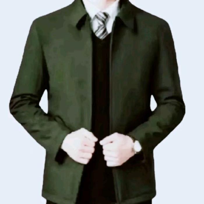 Jasket Pria Pormal Jasket Santri Big Size Jaket Santri Jumbo Jaket Kantor Semi Jas  Formal Simple Ny