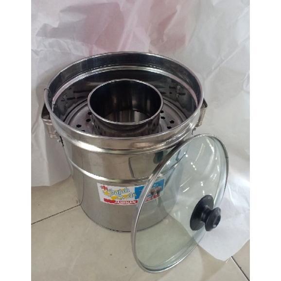 Bisa Cod Dandang Bakso Mini Tutup Kaca 22 & 24 ||