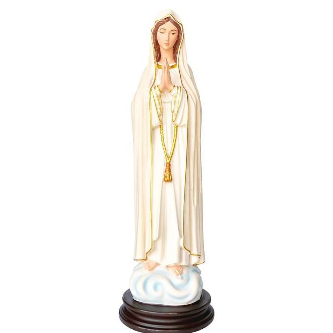 Patung Maria Fatima 40cm Resin Packing Original