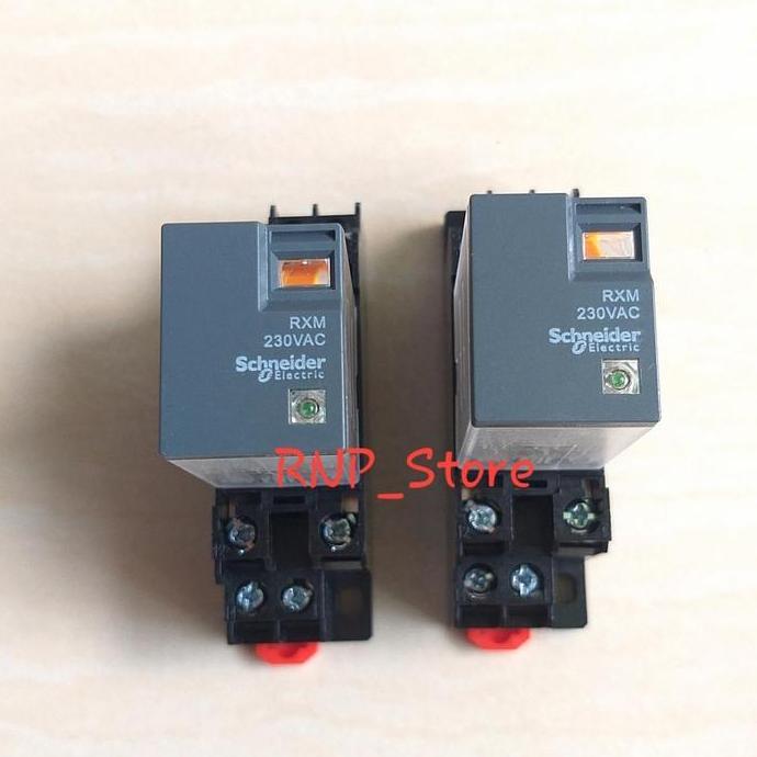 Relay Schneider Rxm 230Vac Murah
