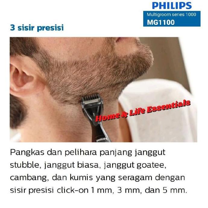 Philips Mg1100 Alat Cukur Kumis Jenggot Philips