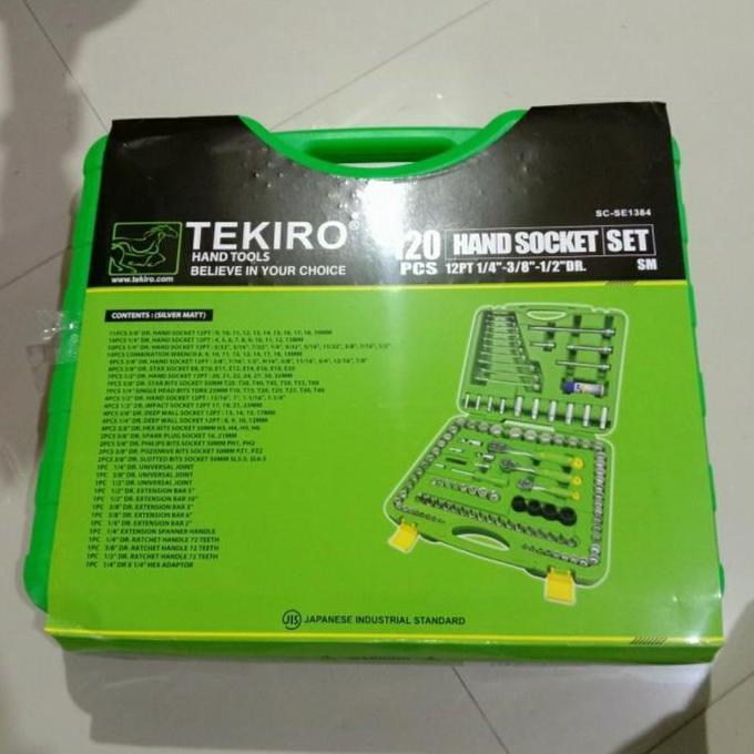 Kunci Sok Set 120 Pcs Tekiro Hand Socket Set Tekiro 120Pcs