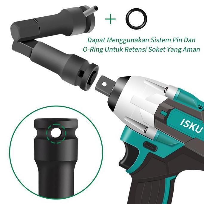 Isku Mata Shock 10 Pcs Impact Kunci Sok Hex Star Spline Torx Bintang