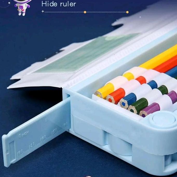 Promo Kotak Pensil Multi Fungsi Premium/Tempat Pensil Anak Laki-Laki Perempuan Lengkap/Kotak Pensil 