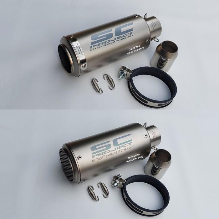 Silincer Knalpot Sc Project Universal Import Original Dan Terpercaya
