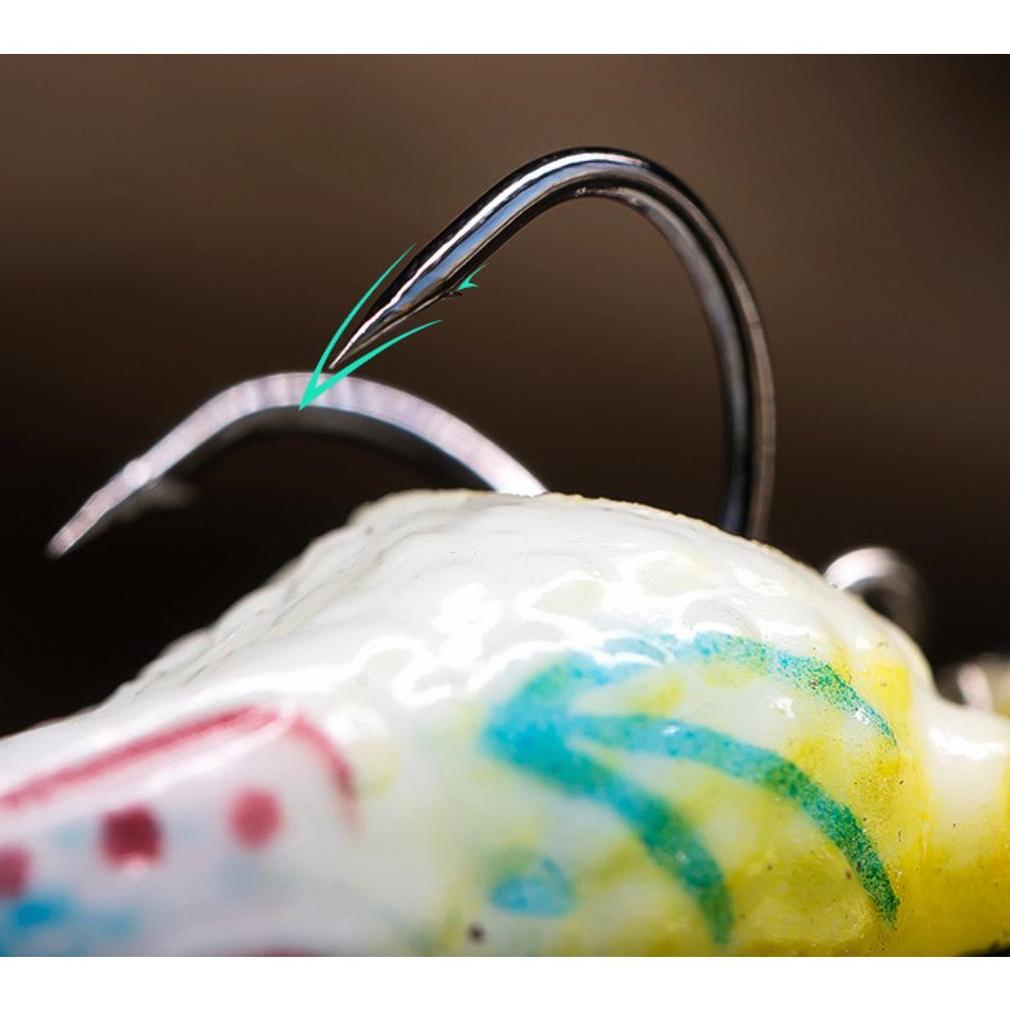 ul-64 Umpan kodok casting gabus warna/ umpan pancing kodok 3gr 2.5cm Murah