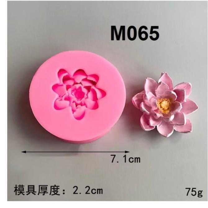 Terjangkau M065 - Cetakan Silikon Fondant Puding Bunga Teratai Kecil