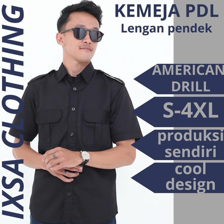 Kemeja PDL PDH Kemeja Lapangan Lengan Pendek Baju Kemeja