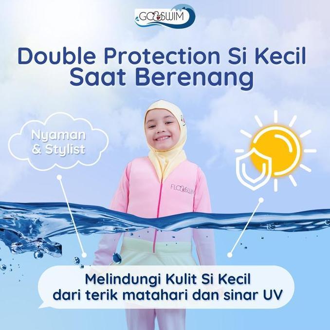 Promo Cuddleme Goswim Floswim Muslimah Baju Renang Pelampung Anak Muslim Panjang Wanita Syari Cod