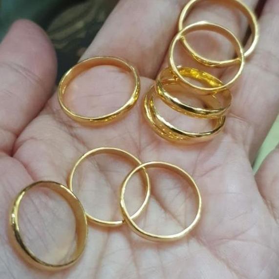 cincin emas asli 24 karat 2 gram / cincin kawin emas asli 24k