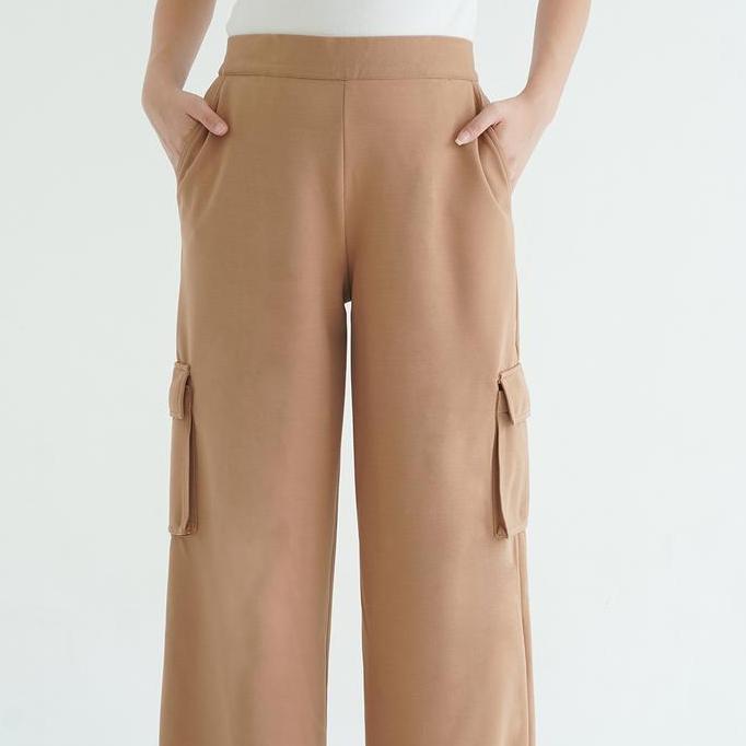 KYOKO CARGO PANTS PREMIUM C5010196 by SONIA | Celana cargo wanita hw