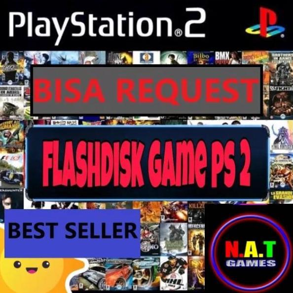 Flashdisk sudah terisi Game PS2 Kesukaan Mu