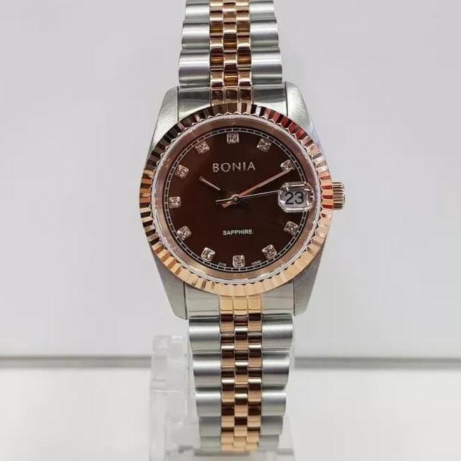 BONIA BNB10550-3647 Sapphire Jam Tangan Wanita Rose Brown 32mm