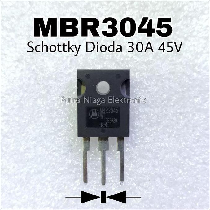 Murah (1) MBR3045 Dioda Schottky 30A 45V Dual Diode Schotky Rectifier putran1a