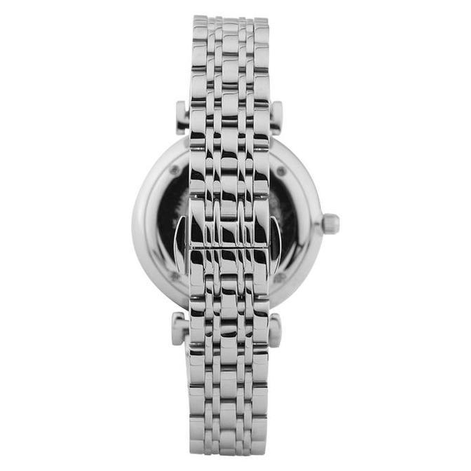Jam Tangan Wanita Emporio Armani Fashion AR1925 Ladies Silver Dial Stainless Steel Strap