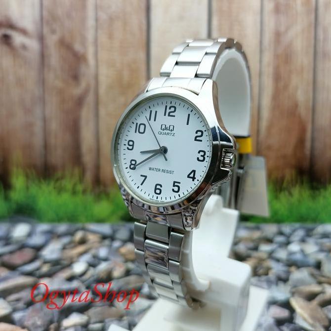 Jam Tangan Wanita Q&Q QQ Rantai Silver QA07J204Y Orinal