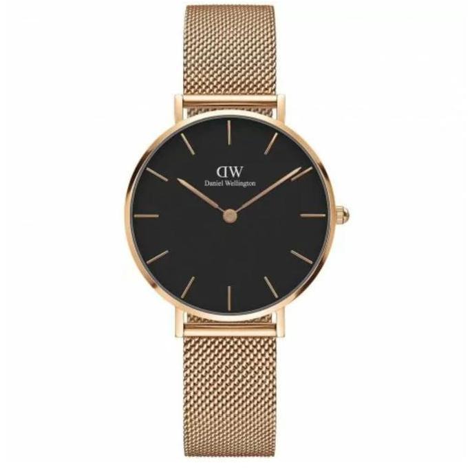(EX DISPLAY) Jam Tangan Daniel Wellington Classic Petite Melrose Black 32mm - DW00100161