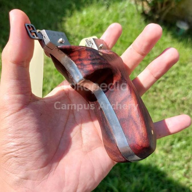 Original Ketapel Monster Laminasi Kayu Sonokeling Slingshot Ott Kode 274