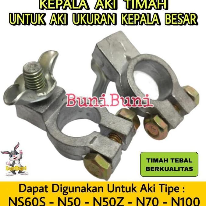 New- Kepala Aki TIMAH NS70 - Terminal Klem Aki Mobil BESAR NS70
