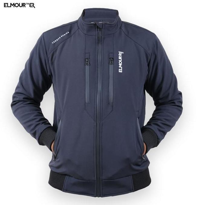 JAKET MOTOR PRIA ELMOUR TORQUE SERIES TEBAL ANTI AIR DAN ANGIN ORIGINAL DAN TERPERCAYA