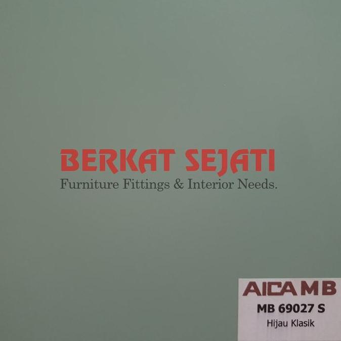 Promo AICA HPL AICA MB 69027 S - HIJAU KLASIK CLASSIC GREEN - SOLID Diskon