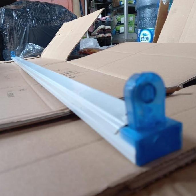 Kap Lampu Tl 60Cm Kap Lampu T8 600Mm Rumah Tl Led Housing 60Cm Putih