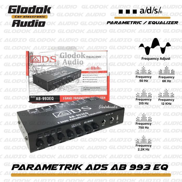 Parametrik / Priem Ads Ab 993 Eq Parametrik Equalizer Usb Bluetooth Amplifier Adaptor Mixer Original