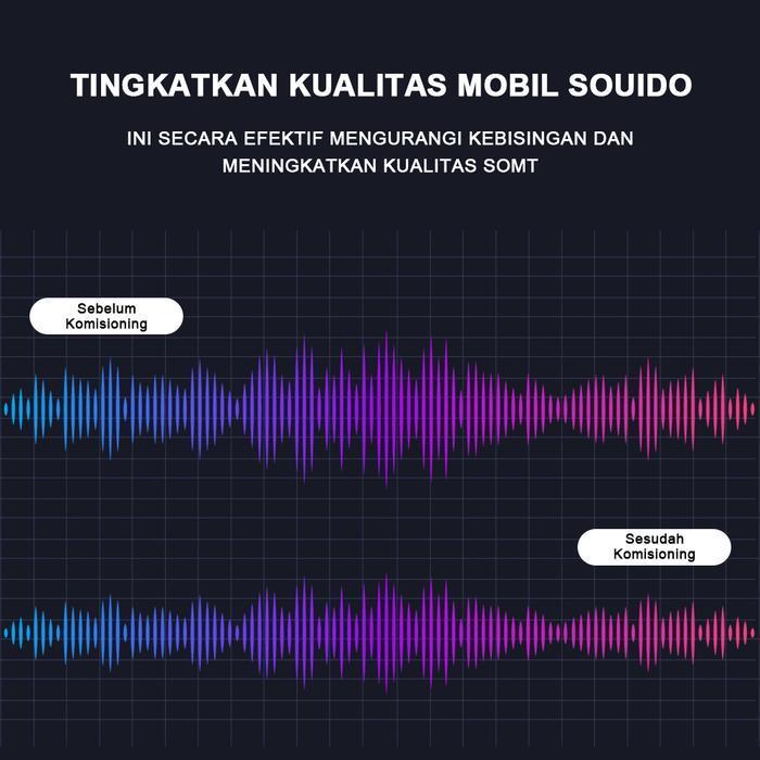 Bomge Ceq-728 Parametrik Equalizer Equalizer Audio Mobil 9-Band, Equalizer Grafis Mobil Dengan Outpu