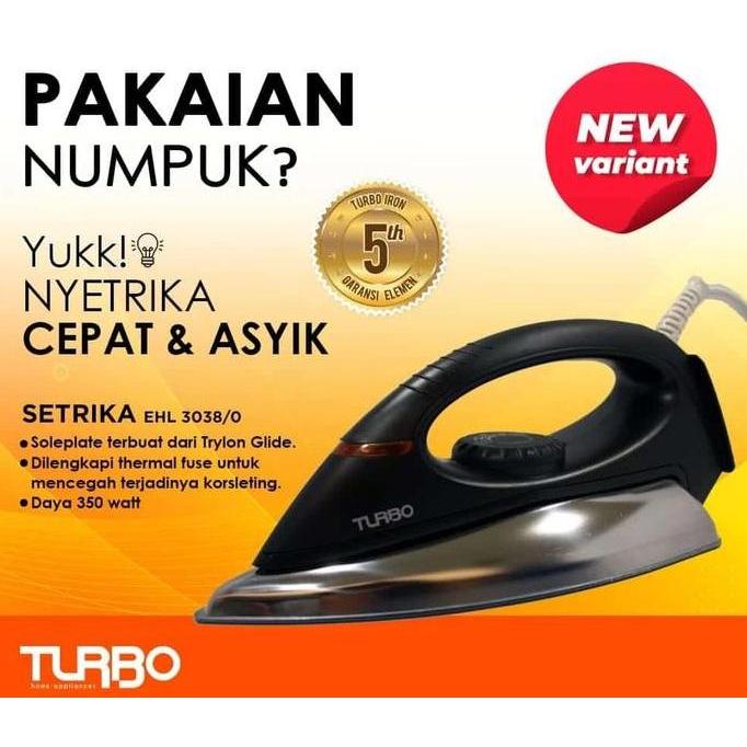 Setrika TURBO EHL3038 Dry Iron EHL 3038