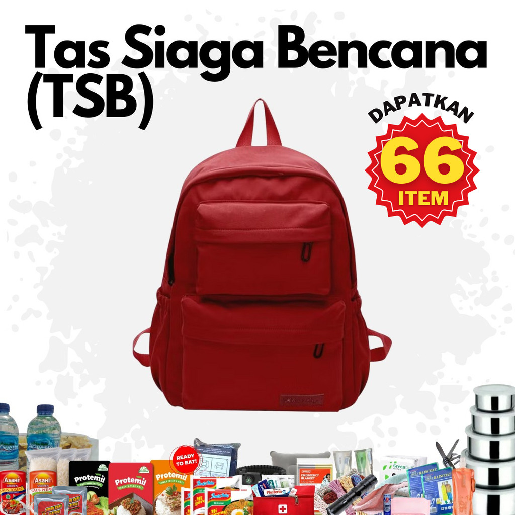 TERMURAH Tas Siaga Bencana (TSB) | Tas bertahan hidup | Tas survival | Siap Bencana alam gempa, banj