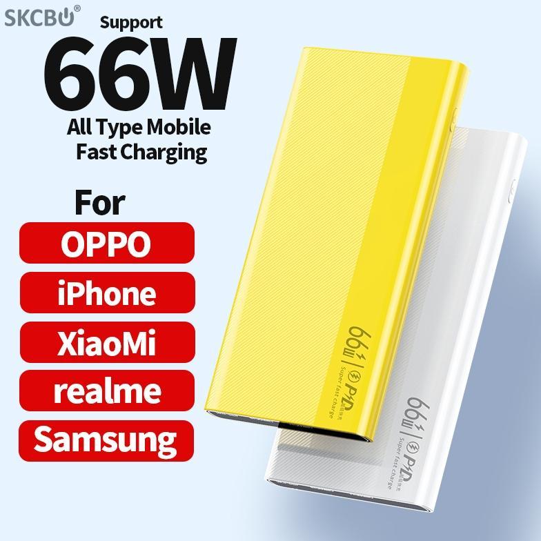 new best sale skcbo 66w super fast charging power bank led display powerbank 20000mah dual output po
