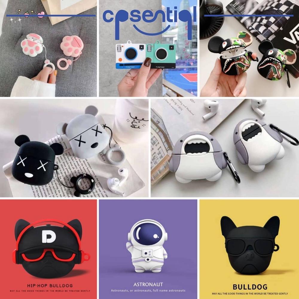 HOT DEALS COD CASE AIRPODS GEN 1/2 GEN 3 PRO 3D INPODS 12 I12 KARAKTER LUCU | CASE AIRPODS SHARK KAW