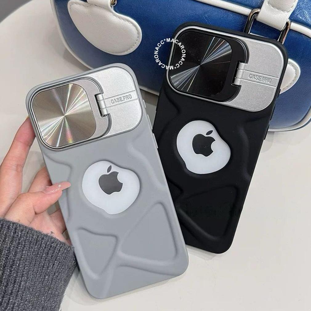 Cuci Gudang (+Packing Box) Case Magsafe Macaron With Standable Camera Full Cover - Softcase/Casing H