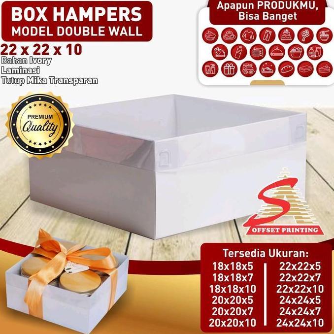 Miliki Box Hampers 22X22X10 / Box Pudding