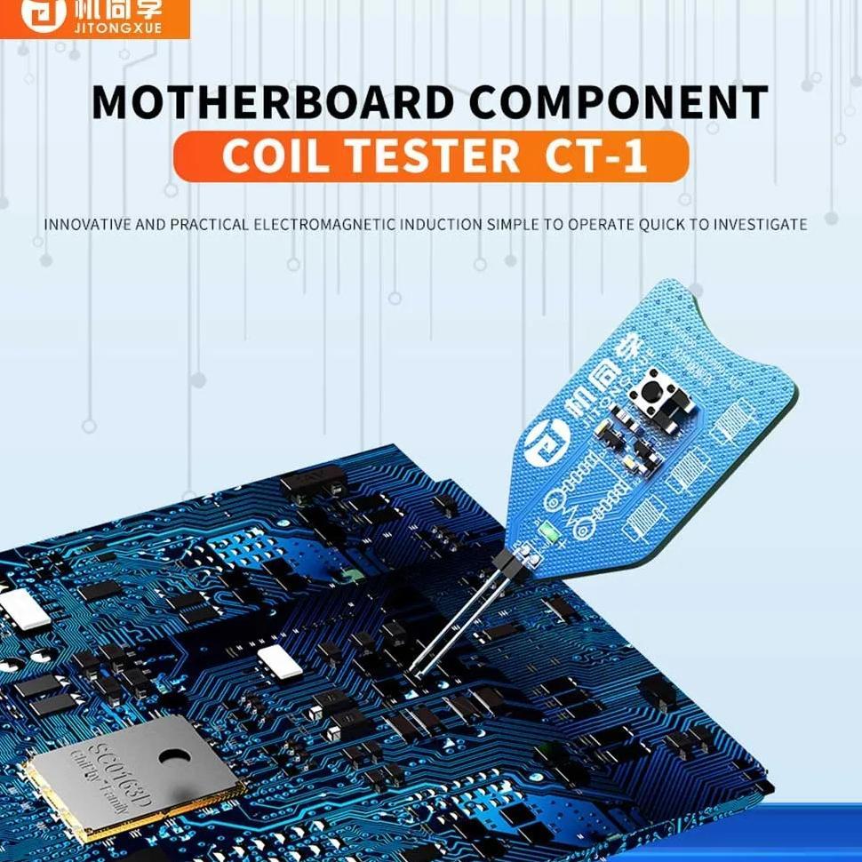 JTX Coil Tester CT-1 Motherboard Component Coil Tester High Precision Electromagnetic Detection Quic