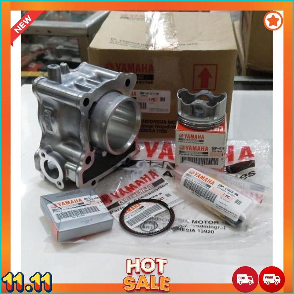 BLOK SEHER PISTON KIT NMAX AEROX R15 NEW V3 ORIGINAL YAMAHA GENIUN PART [S1]