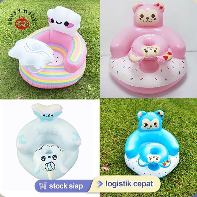 Kursi Belajar Bayi / Kursi Makan Sofa Tiup / Bangku Mandi Bayi Tiup