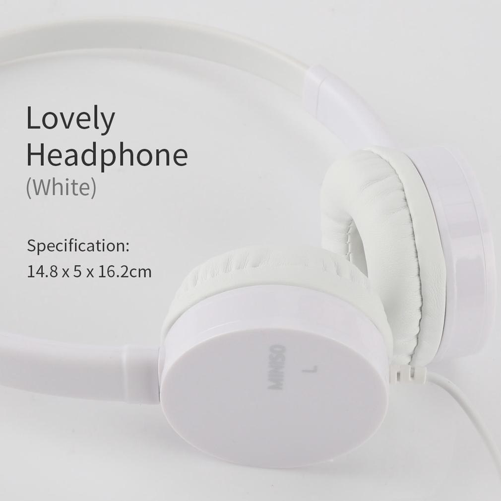 Cuci Gudang Best Sale Miniso Headphone Headset Earphone On Ear Headphone Bando Berkabel Kecil Dan In