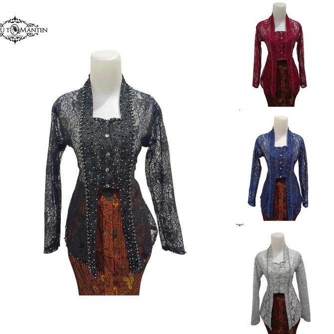 Kebaya Brokat Modern / Kebaya Wanita Modern Dress Kondangan kutubaru
