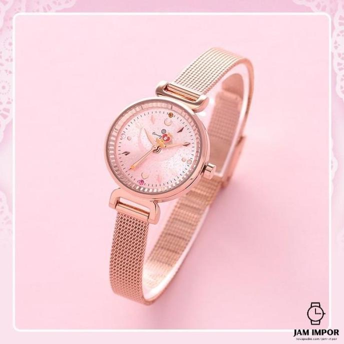 Jam Tangan Wanita Anime OST Limited Quartz Sailor Moon Crystal Star