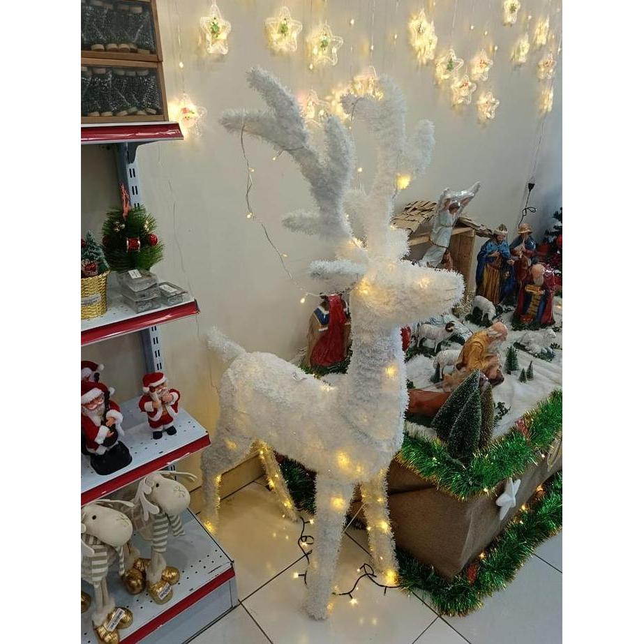 Terlaris Rusa Natal Rusa Lampu Led Rusa Kawat Natal Hiasan Natal Dekor Natal Aksesoris Natal Boneka 