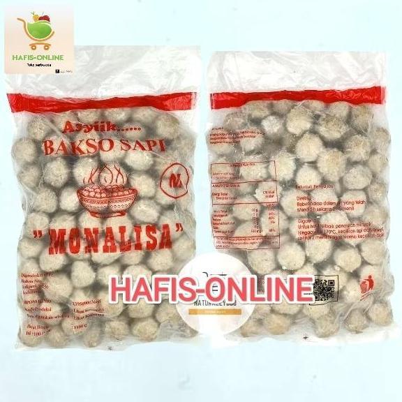 bakso sapi monalisa M 100pcs baso Promo Premium