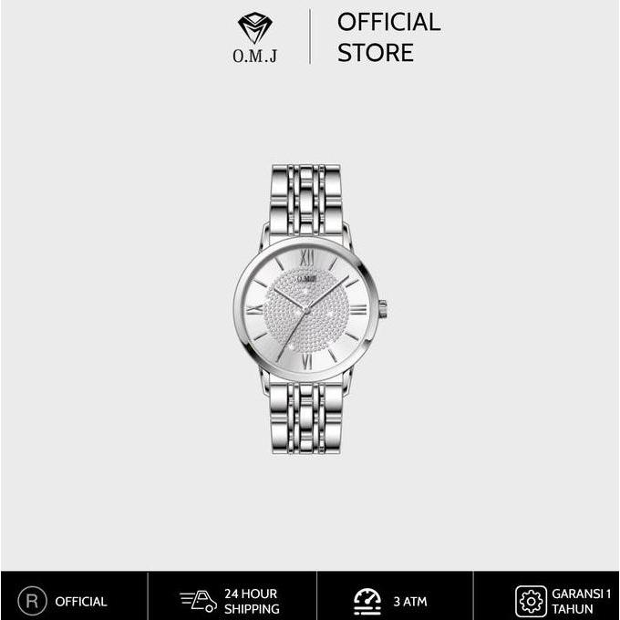OMJ Seri015 OMJ Watch Jam tangan wanita yang elegan modis dan bermutu tinggi tahan air efektif dalam