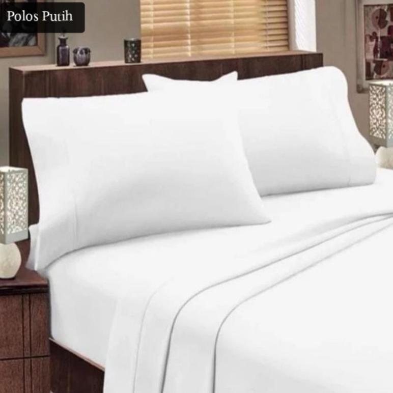 BEDCOVER & SPREI POLOS PUTIH
