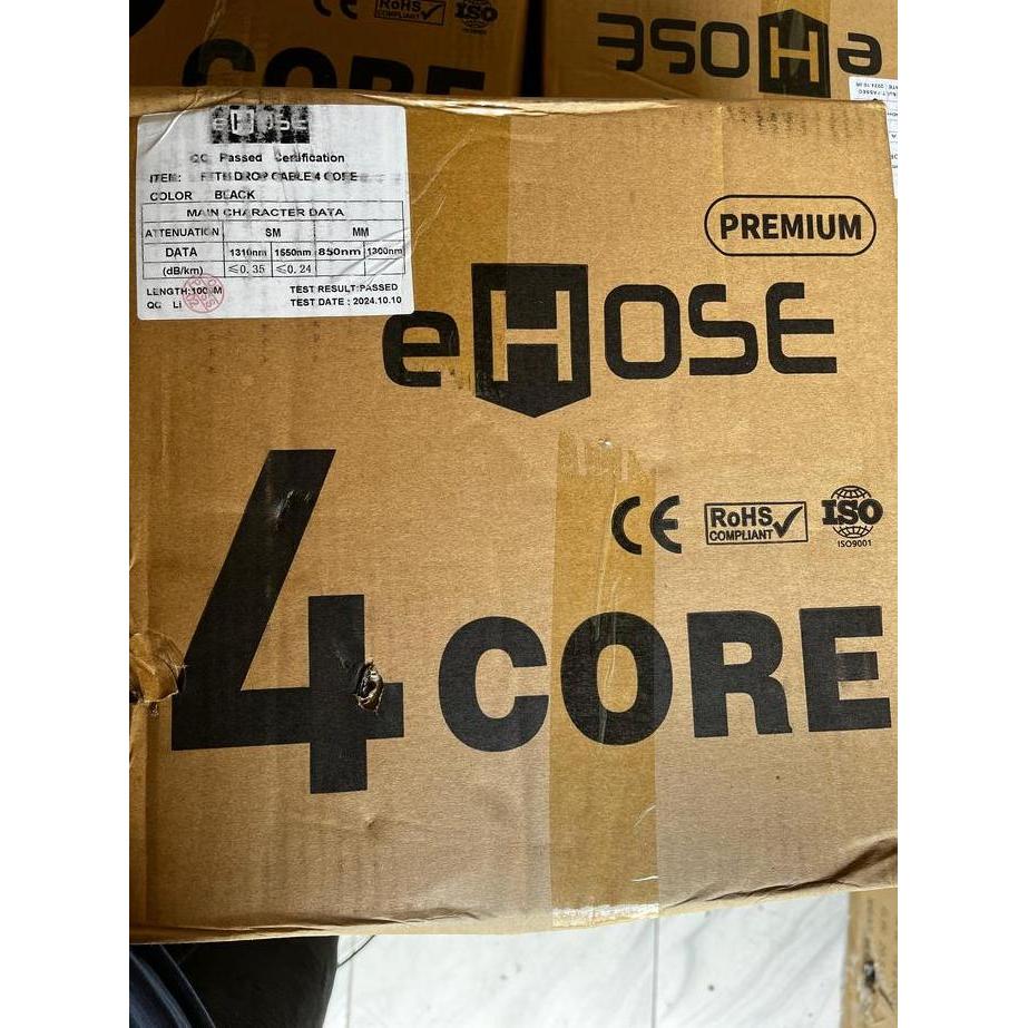Kabel Fo 4 Core 3 Seling/Kabel Drop Wire 4 Core 1000 Meter